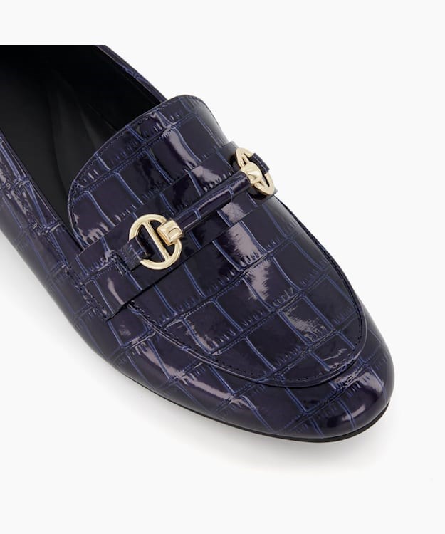 Dune London Grange Women's Loafers Blue | FVT-486157