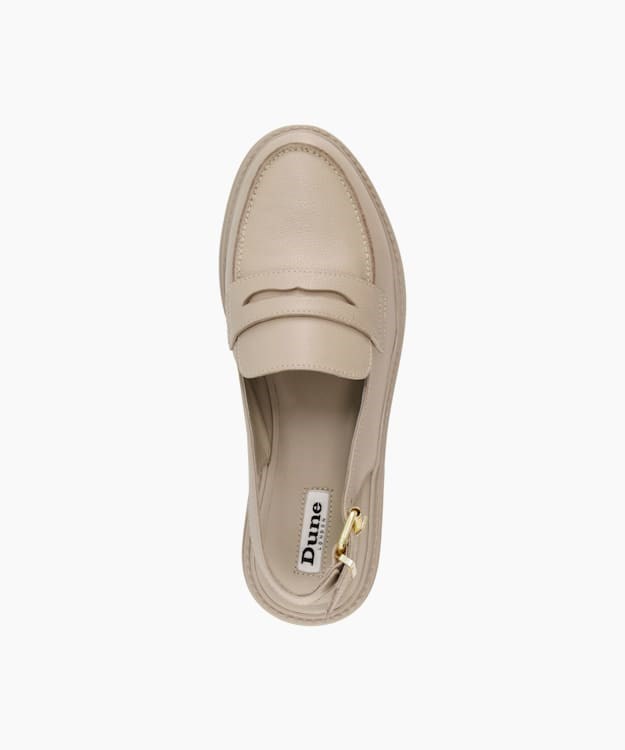 Dune London Grappa Women's Loafers White | AOM-890573