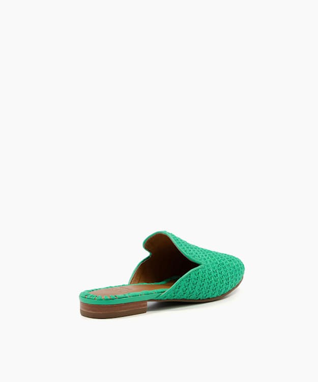 Dune London Grecian Women's Flat Shoes Green | HXV-703165