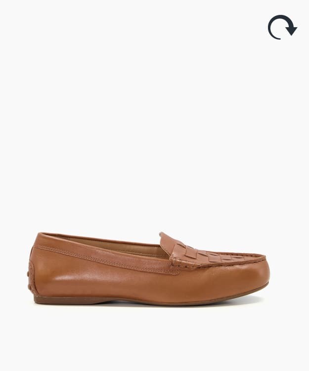 Dune London Greene Women's Loafers Brown | PWA-386417