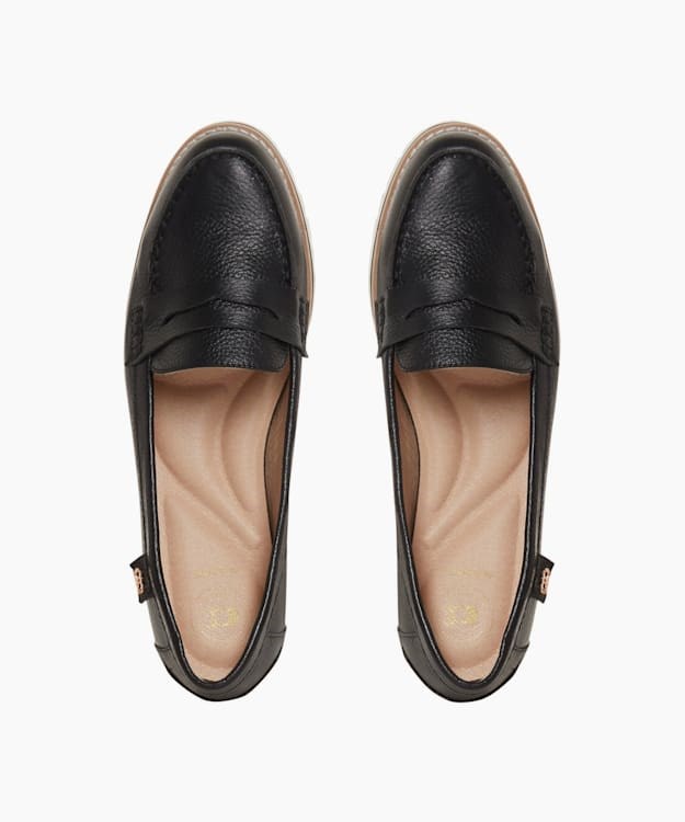 Dune London Guinnea Women's Loafers Black | QZI-104853