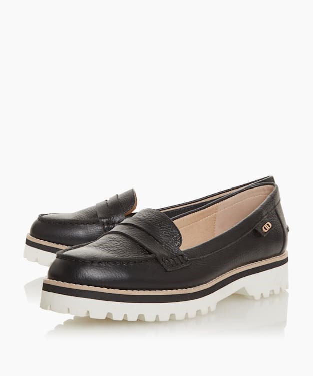 Dune London Guinnea Women's Loafers Black | QZI-104853