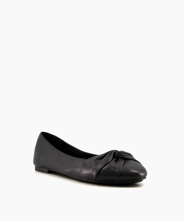 Dune London Hanson Women's Bellet Pumps Black | UNL-094132