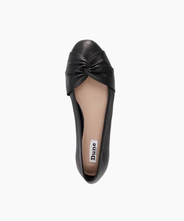 Dune London Hanson Women's Bellet Pumps Black | UNL-094132