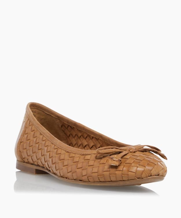 Dune London Hartleys Women's Flat Shoes Brown | LHG-753028