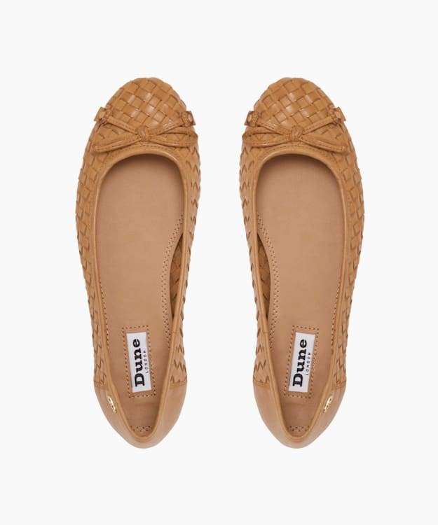 Dune London Hartleys Women's Flat Shoes Brown | LHG-753028