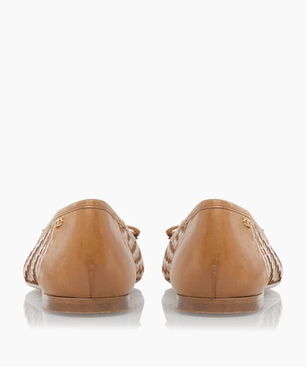 Dune London Hartleys Women's Flat Shoes Brown | LHG-753028