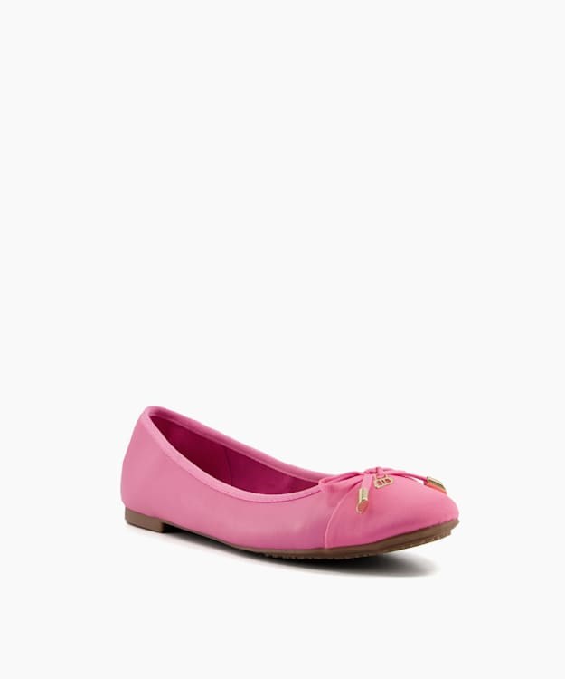 Dune London Hartlyn Women's Bellet Pumps Pink | NZW-692354