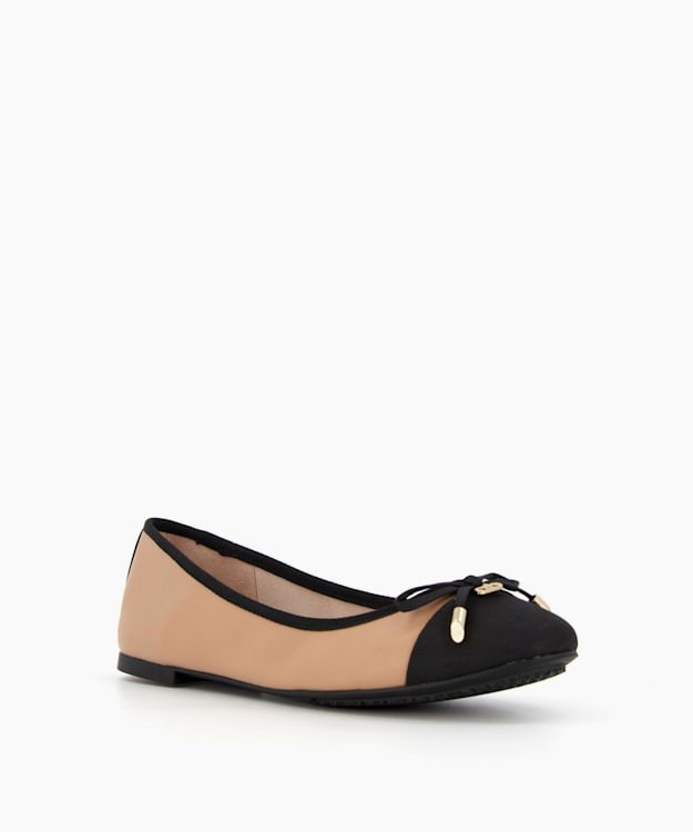 Dune London Hartlyn Women's Bellet Pumps Brown | SLE-039176