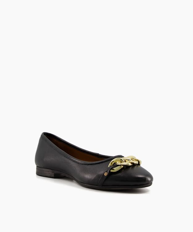 Dune London Hassel Women's Bellet Pumps Black | HSQ-485601