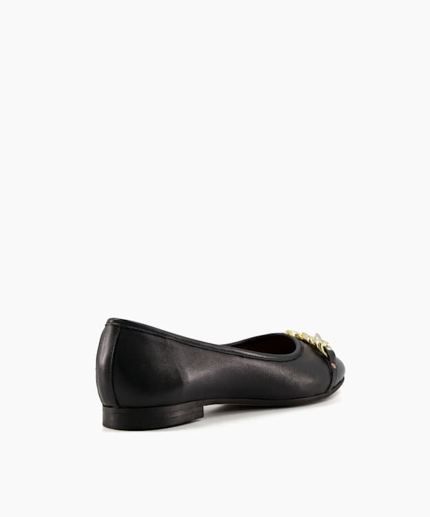 Dune London Hassel Women's Bellet Pumps Black | HSQ-485601