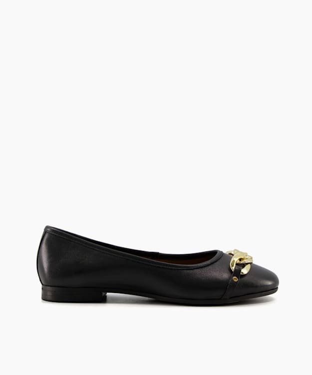 Dune London Hassel Women\'s Bellet Pumps Black | HSQ-485601