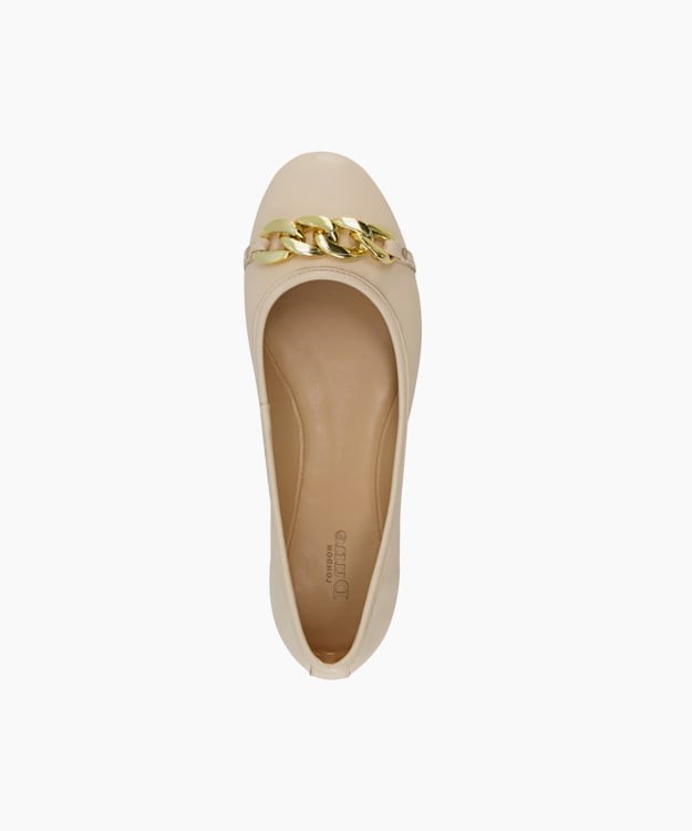 Dune London Hassel Women's Flat Shoes Beige | CFL-194782