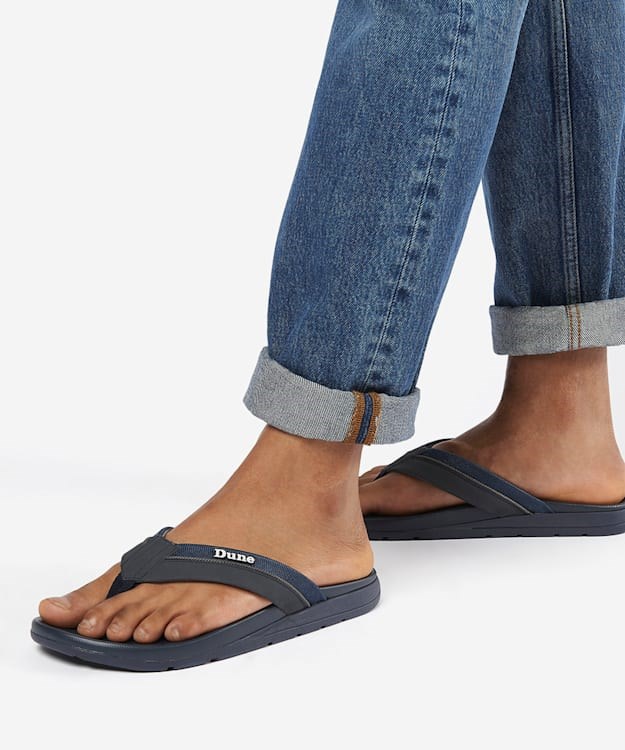 Dune London Hectors Men's Casual Sandals Blue | CYO-139075