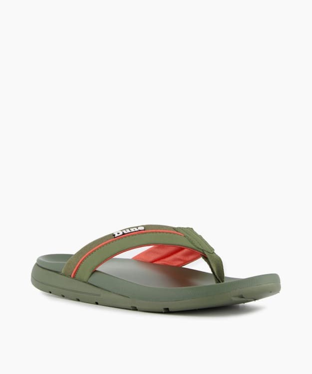 Dune London Hectors Men's Casual Sandals Green | QVE-512394