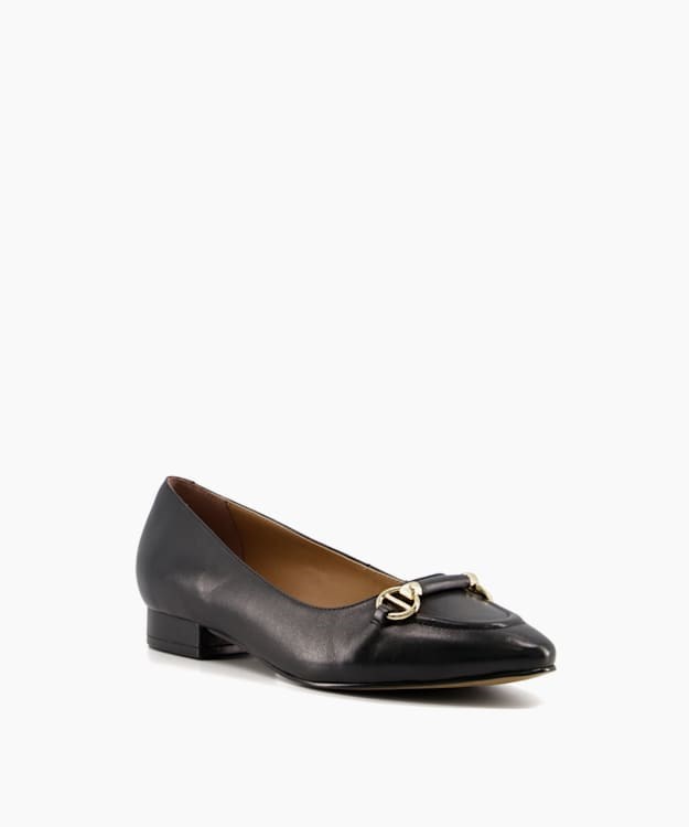 Dune London Hippy T Women's Bellet Pumps Black | CPR-973560