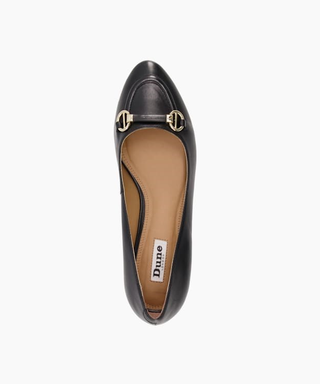 Dune London Hippy T Women's Bellet Pumps Black | CPR-973560