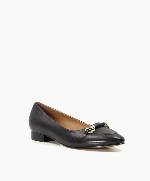 Dune London Hippy Women's Bellet Pumps Black | KBR-195432