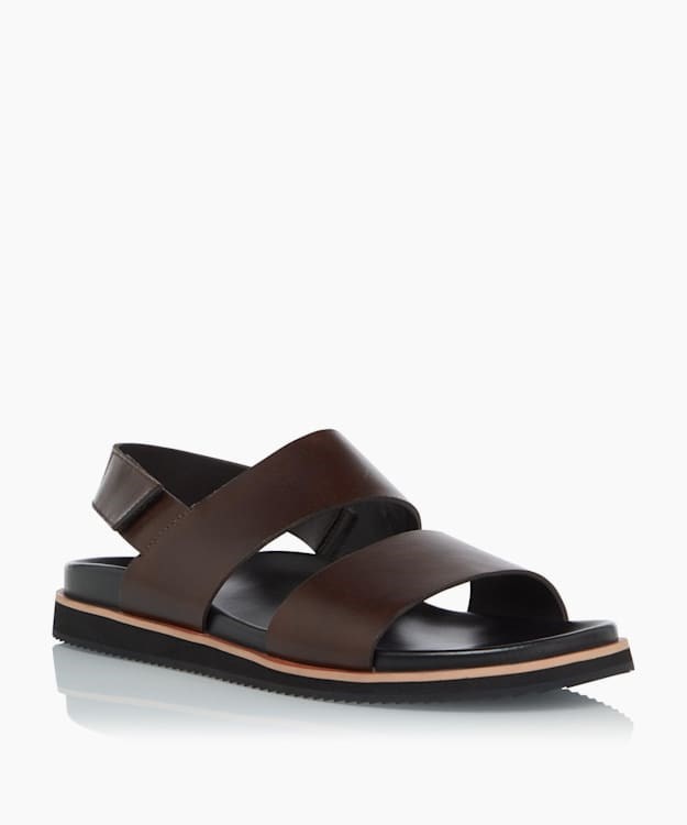 Dune London Idda Men's Smart Sandals Brown | EPG-653491