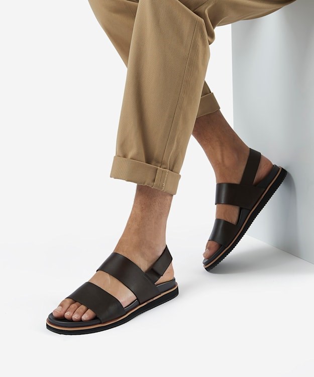 Dune London Idda Men's Smart Sandals Brown | EPG-653491