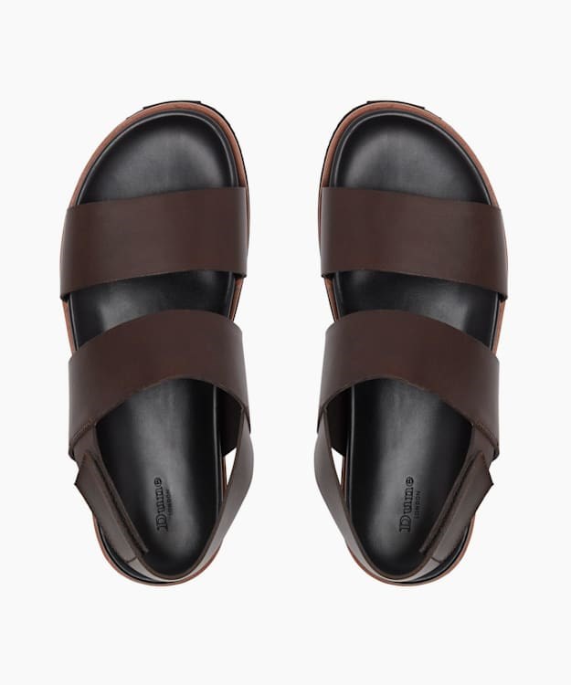 Dune London Idda Men's Smart Sandals Brown | EPG-653491