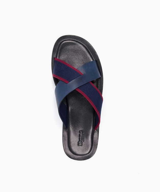 Dune London Ideal Men's Smart Sandals Blue | DJV-986320