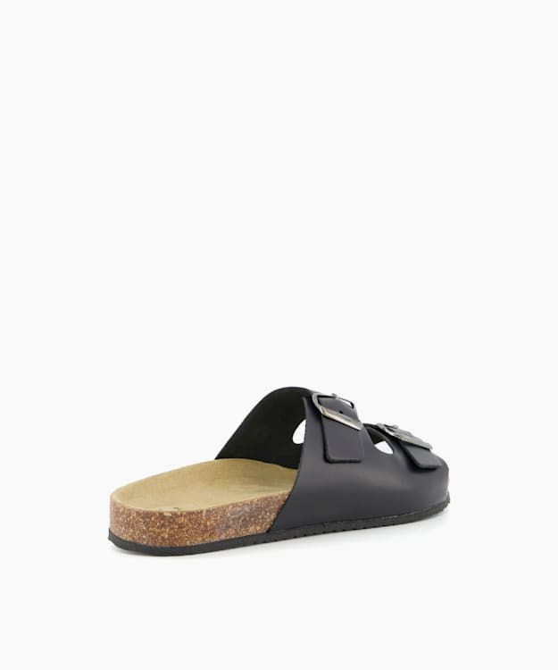 Dune London Imprint Men's Casual Sandals Black | DAF-681430