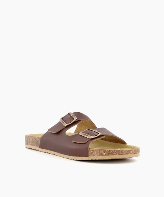 Dune London Imprint Men's Casual Sandals Brown | NGB-947836