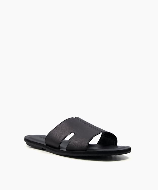 Dune London Incense Men's Smart Sandals Black | PTN-450681