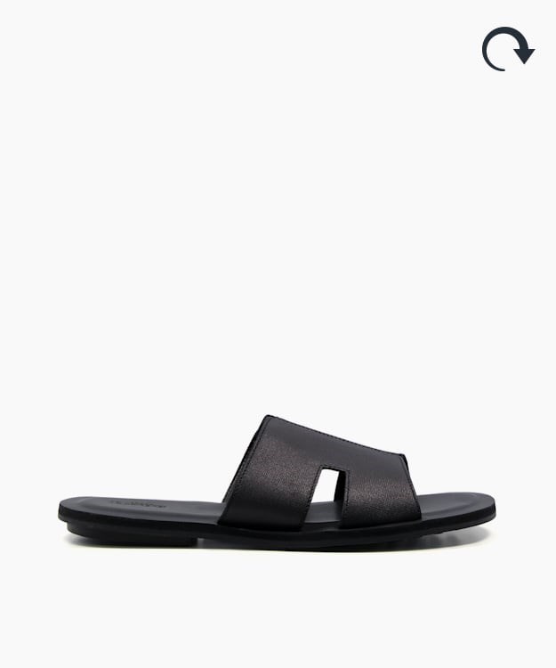 Dune London Incense Men's Smart Sandals Black | PTN-450681