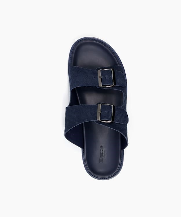 Dune London Induct Men's Casual Sandals Blue | NZS-810394