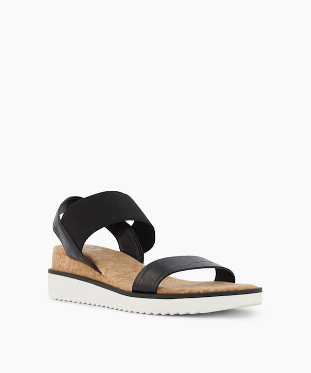 Dune London Kalippo Women's Flat Sandals Black | FBK-637509