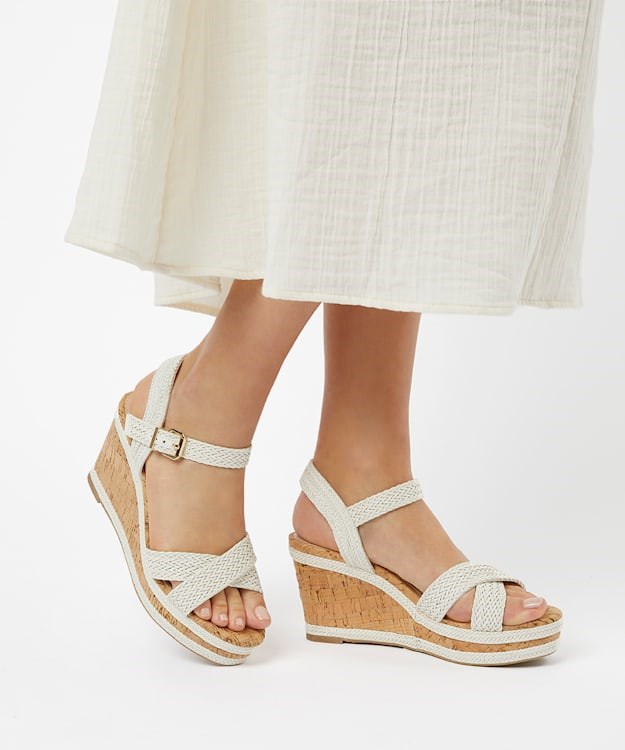 Dune London Kelisa Women's Heeled Sandals White | PBO-061732