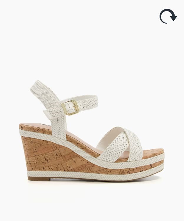 Dune on sale wedge sandal