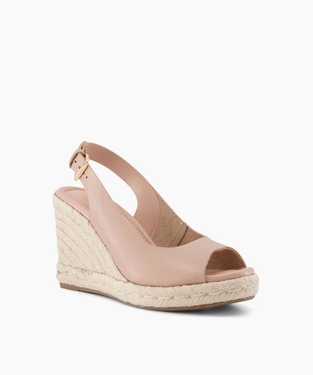 Dune London Kimmy Women's Wedge Sandals Pink | VQT-061587