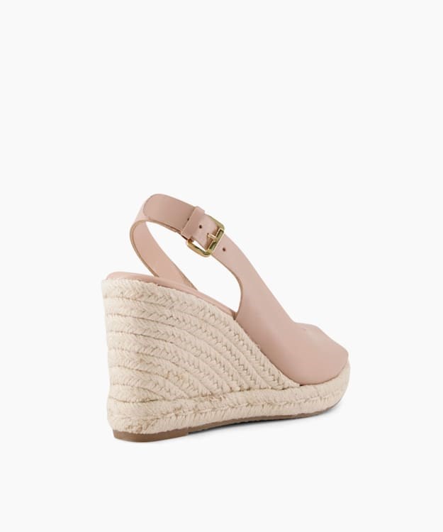 Dune London Kimmy Women's Wedge Sandals Pink | VQT-061587