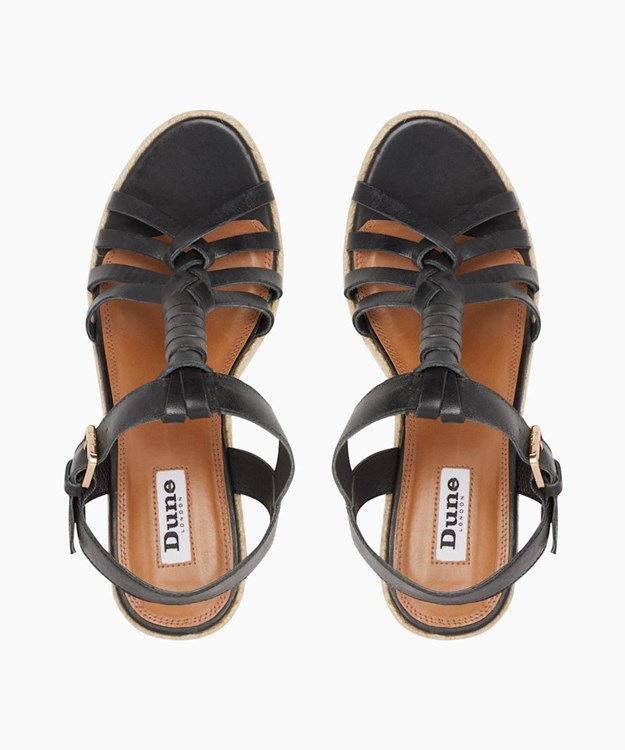 Dune London Kofu Women's Heeled Sandals Black | GRX-765893