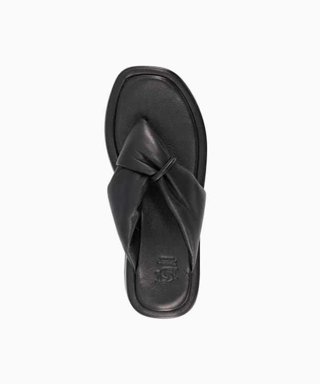 Dune London Landmark Women's Flat Sandals Black | COM-594823