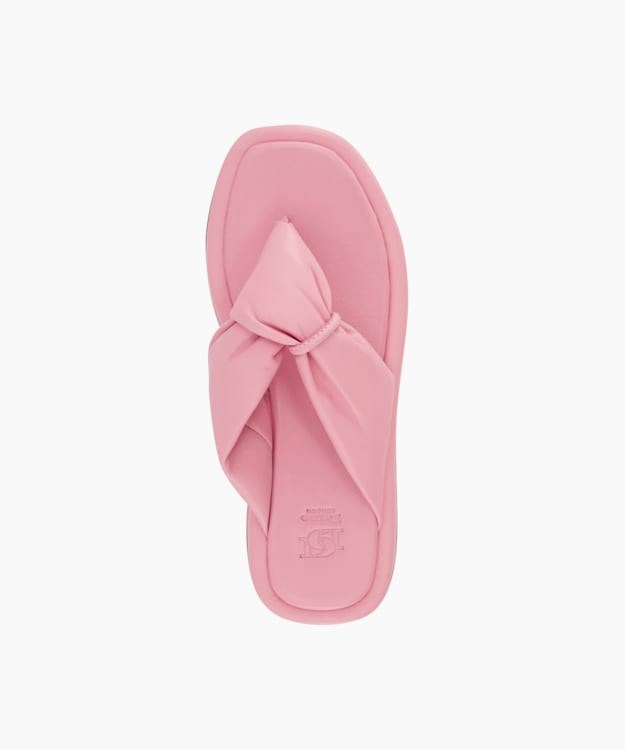 Dune London Landmark Women's Flat Sandals Pink | UOT-805164