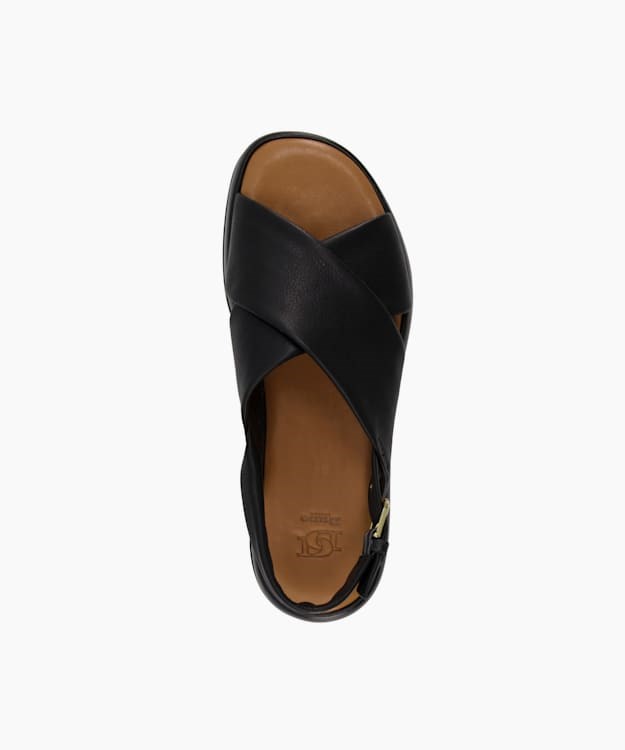 Dune London Latest Women's Flat Sandals Black | VCW-759612