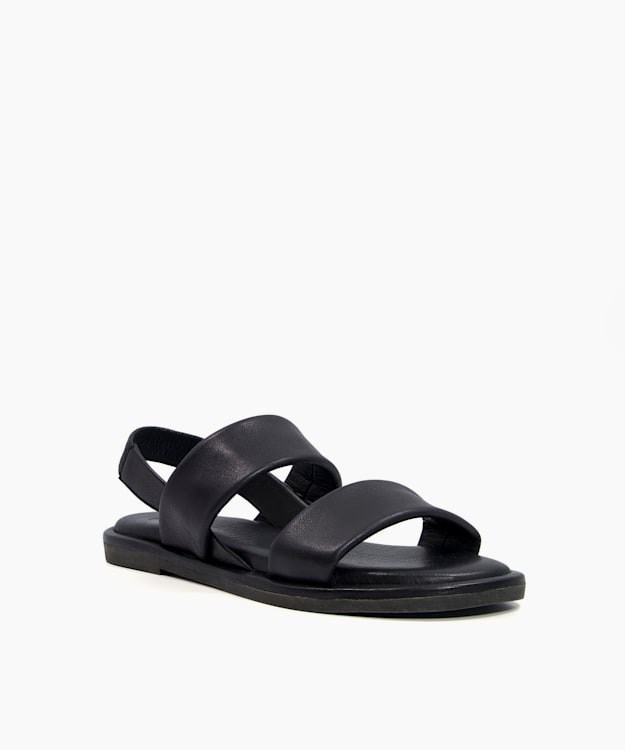 Dune London Laude Women's Flat Sandals Black | OAI-730682