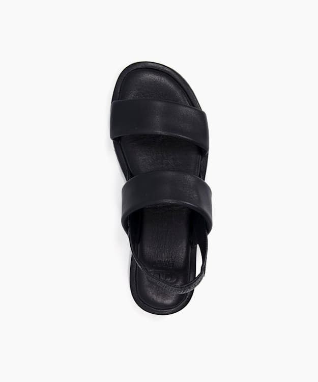 Dune London Laude Women's Flat Sandals Black | OAI-730682