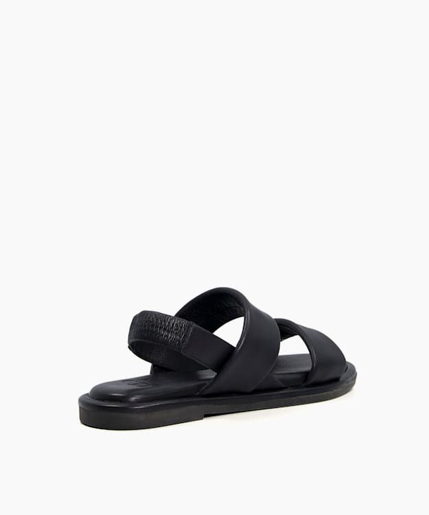 Dune London Laude Women's Flat Sandals Black | OAI-730682