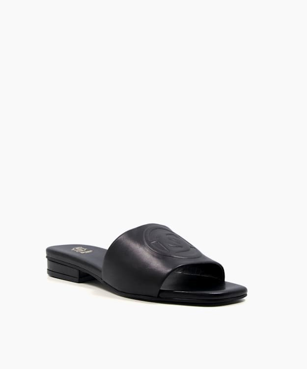 Dune London Lilyana Women's Flat Sandals Black | CQL-739406