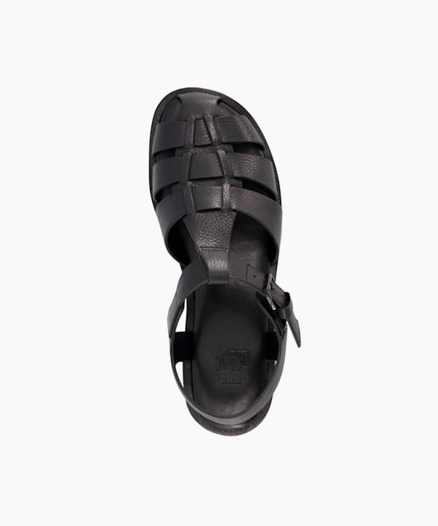 Dune London Loch Women's Flat Sandals Black | ICU-705196