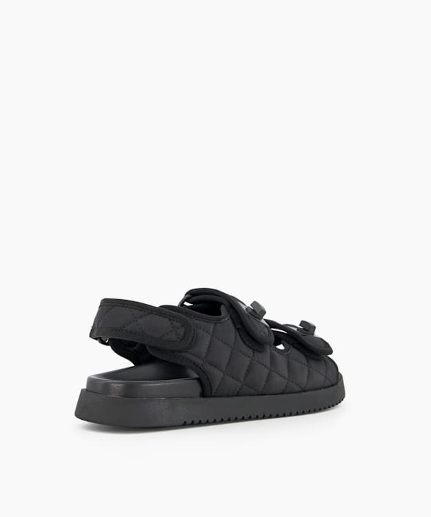 Dune London Lockstockk T Women's Flat Sandals Black | ZKD-079562