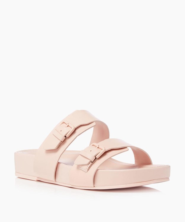 Dune London Loren T Women's Flat Sandals Pink | VBS-387019