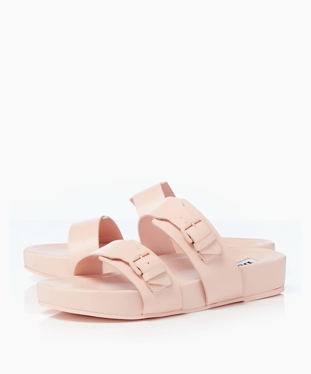 Dune London Loren T Women's Flat Sandals Pink | VBS-387019