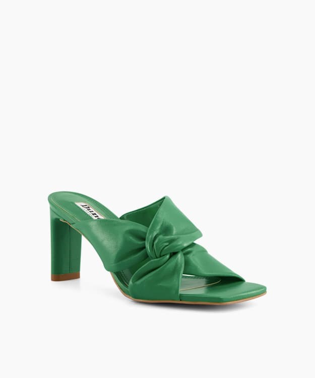 Dune London Magnet Women's Heeled Sandals Green | AZX-978461