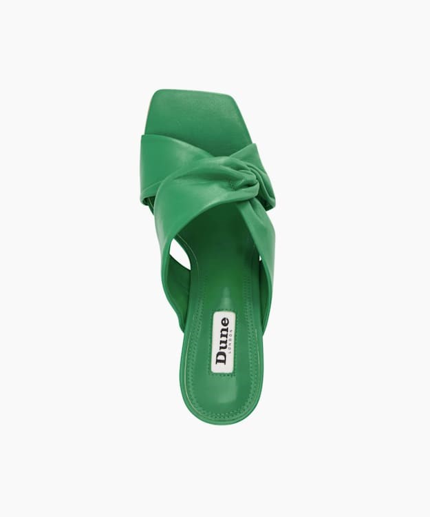 Dune London Magnet Women's Heeled Sandals Green | AZX-978461